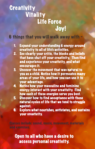 Creativitiy and Life Force